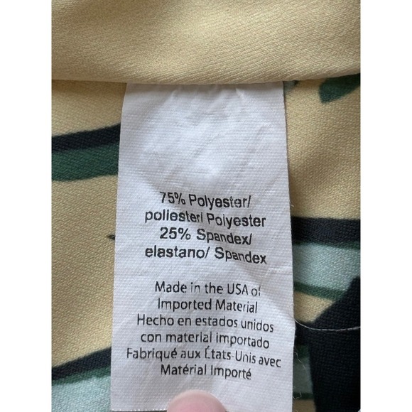 Beyond Yoga Leggings Women's Size Small S Yellow Floral Olympus High Waisted - Picture 5 of 7